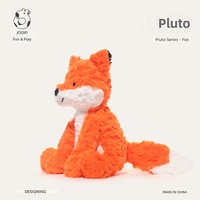 Peluche amusante Pluto Fox Red Panda en polyester et coton PP, adorable animal en peluche, cadeau d'anniversaire, oreiller pour dormir et câliner