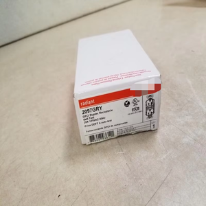 Radiant GFCI 20A Wetterfeste Selbsttest-Steckdose - 2097GRY Neu Original Sofort Lieferbar Industrieautomation PAC Spezialisiert <span class=keywords><strong>PL</strong></span> - Product Image 1