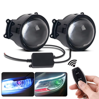 Yobis Nouveauté Lampe décorative 12V en gros, effet œil de démon dynamique clignotant, 12W, contrôle par application, éclairage LED IP68, systèmes d'éclairage automobile