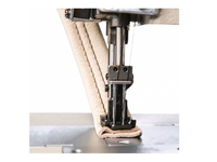 Machine à coudre industrielle à point droit semi-sèche à double aiguille entièrement automatique avec coupe-fil JUKIS LH-3528A-7