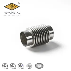 HEYA hot sale stainless steel 32mm bellows exhaust customization exhaust flexible bellow