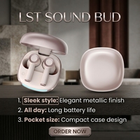 Earbud Nirkabel Sport Blue Tooth 5.4 Dengan Quad Mic ENC Lebih Dari 100 Jam Waktu Putar Tws Bass Dalam Headset Nirkabel Air Pods