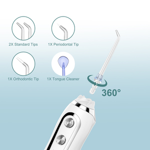 H2ofloss OEM, superventas, hilo <span class=keywords><strong>dental</strong></span> de agua portátil, limpiador de dientes inalámbrico, 300ML, 5 modos, impermeable, IPX7, <span class=keywords><strong>irrigador</strong></span> bucal - Product Image 5