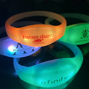 Pulsera LED para Fiestas, Pulsera LED Activada por Sonido, Pulsera LED con Control Remoto DMX - Product Image 1