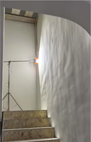 Luz LED Industrial Portátil para Nivelación de Paredes con Soporte de Asa, Herramienta Auxiliar de Lijado y Lámpara de Revelado para Pintor
