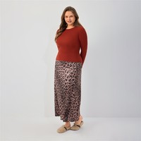 Pull en maille côtelée à col rond pour femme, coupe ajustée, motif jacquard à pois subtils, pull extensible pour l'automne et l'hiver