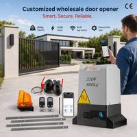 Ouvre-porte coulissant automatique intelligent WiFi 800KG 370W AC, moteur de portail coulissant, kit de motorisation de portail coulissant, marque FUBEI