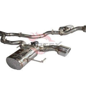 Sistema de Escape Catback con Válvulas de Acero Inoxidable Vortex para Jaguar F-Pace 2.0T con Silenciadores Laterales Dobles y Sistema de Puntas con Flaps Eléctricos - Product Image 4
