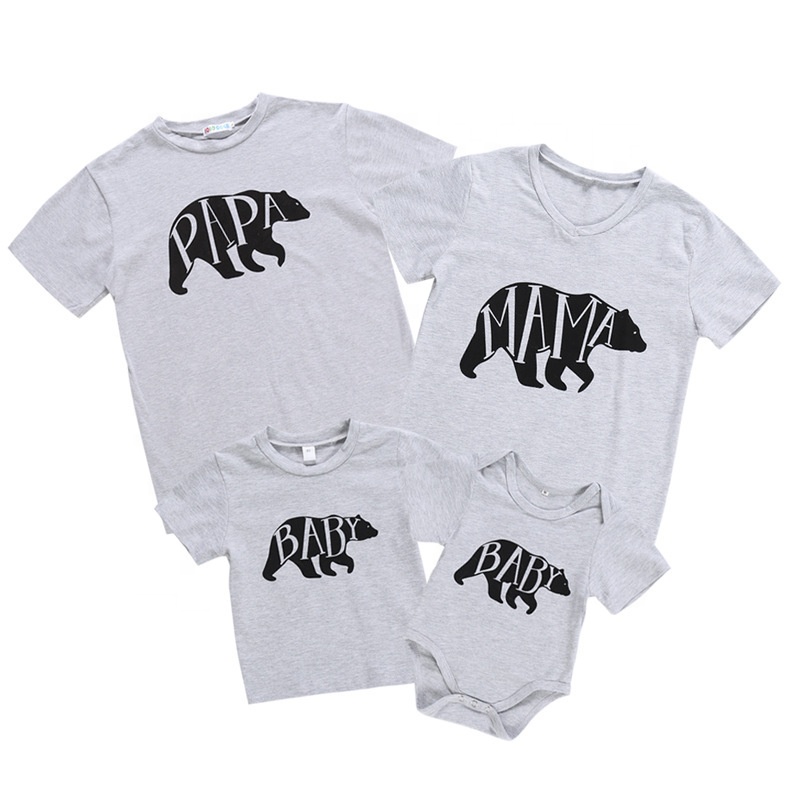 ChengXi 100% хлопковые футболки для взрослых, детские футболки реглан, оптовая продажа семейных футболок с индивидуальным принтом, производитель