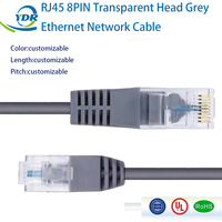 Cable Ethernet Personalizado con Conector RJ45, Cable de Red Cat5/Cat6, Cable de Conexión RJ45, Arnés de Cables para Internet