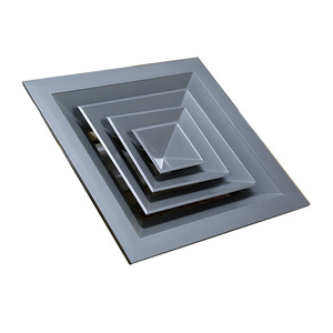 Đăng ký & lưới tản nhiệt <span class=keywords><strong>Air</strong></span> Vent hiện đại AC Grill HVAC van điều tiết Trần khuếch tán lưới tản nhiệt thông gió khuếch tán vuông - Product Image 4