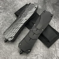 Couteau de camping, outil EDC, couteau de survie et de chasse, manche en plastique ABS, couteau multifonctionnel pour extérieur