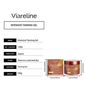 Gel <span class=keywords><strong>Bronceador</strong></span> Vegano de 150g, Crema Bronceadora Natural y Orgánica de Bronceado Intenso - Product Image 5