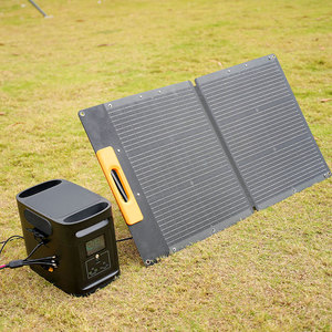 Panneaux solaires portables 120W avec support chargeur pliable pour ROCKPALS <span class=keywords><strong>Jackery</strong></span> <span class=keywords><strong>BLUETTI</strong></span> ECOFLOW Power Station générateur solaire - Product Image 6
