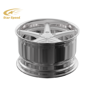 SS forjado 19 20 21 22 pulgadas acabado plateado ruedas de coche de pasajeros para Porsche 911 <span class=keywords><strong>Ferrari</strong></span> 488 Mclaren <span class=keywords><strong>720S</strong></span> 5X112 5X114.3 5X130 llantas - Product Image 4