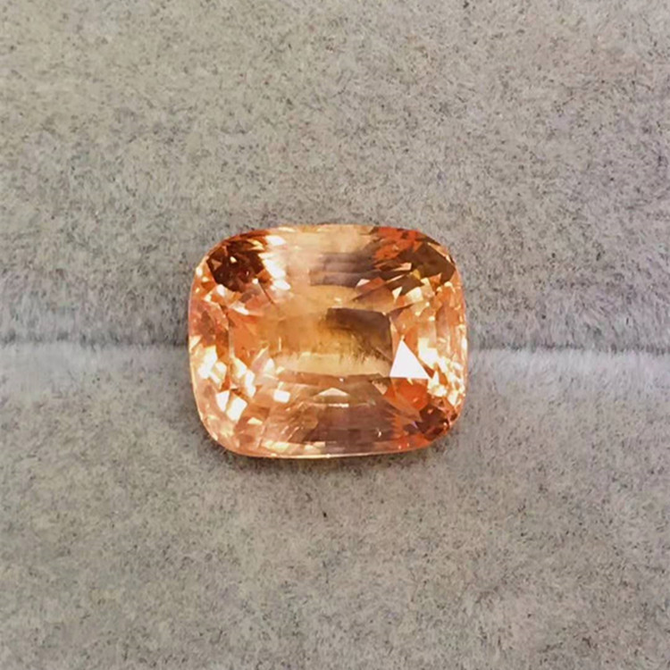 Gemma sciolta naturale di zaffiro Padparadscha non riscaldata da 17,53 ct