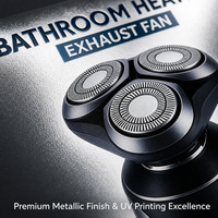Emballage métallique haut de gamme pour l'électronique grand public, boîte personnalisée pour ventilateur d'extraction de salle de bain professionnel, design sur mesure