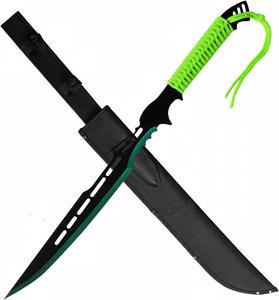 Épée tactique de conception fantastique entièrement en métal avec fourreau en nylon, épée décorative <span class=keywords><strong>Zomb</strong></span>, jouet d'épée, katana à lame fixe avec cordon, 27 pouces - Product Image 2