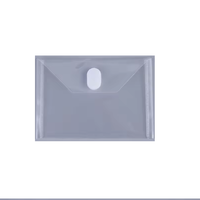 Kemasan penyimpanan A4 A5 A7 A8 tas berkas bening dengan Folder tombol jepret alat tulis kantor tas dokumen Folder File khusus