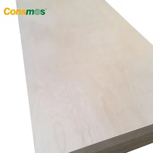 Hot Sale E1 E2 E0 Glue Hardwood Okoume Birch EV Poplar Commercial Plywood For Furniture