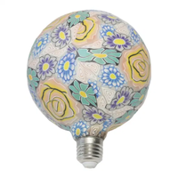 Ampoule à LED 4W Flower Global G125 G95 Filament Ampoules pour la décoration