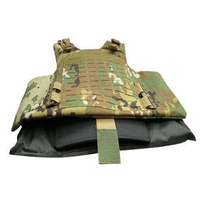 Gilet Tattico da Combattimento in Nylon 1000D Camo, Copertura Completa, Nero, per Uomo, per Attività all'Aperto e Sicurezza - Product Image 2