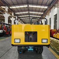 KOCHUANG Hocheffizienter, in China hergestellter, preisgünstiger All-Terrain Diesel- & Benzin-Mini-Raupentransporter & -Kipper mit Kompaktlader