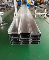 Perfil de Acero sin Aleación Guomai, Tipo C, Q235/Q355, Estándar ASTM, para Torres de Transmisión, Estructuras de Plantas de Energía, Edificios de Estructura de Acero