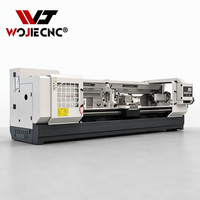 Tour CNC CK6163 à haute rigidité pour l'usinage horizontal de pièces en acier inoxydable (arbres et disques)