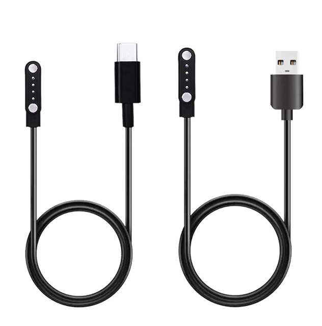 0.6M Wireless Magnetic Watch Charger Type-c Portable Power Adapter Watch Charging Cable for Smartwatch