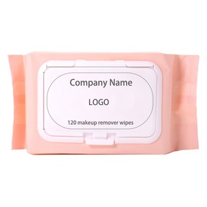 Biểu tượng tùy chỉnh nhẹ nhàng làm sạch loại bỏ trang điểm <span class=keywords><strong>Remover</strong></span> làm sạch towelettes nhãn hiệu riêng - Product Image 1
