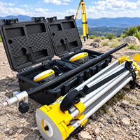 Récepteur GNSS laser avec support technique à vie, haute précision, TopTech TK200+TK300, station de base GNSS RTK pour levés topographiques