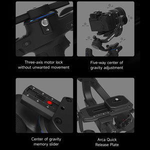 Feiyutech Feiyu Scorp Loạt SCORP-C Cầm Tay Gimbal 3-Trục Ổn Định Xử Lý Grip Cho <span class=keywords><strong>DSLR</strong></span> Máy Ảnh - Product Image 5