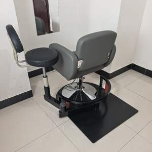 เก้าอี้ช่างตัดผมแบบชิ้นเดียวขนาดใหญ่ สำหรับร้านเสริมสวย นั่งสบาย รองรับการใช้งานหนัก หุ้มด้วยหนังสังเคราะห์ อุปกรณ์เสริมสวยสำหรับจัดแต่งทรงผม - Product Image 5