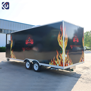 Camptrl vuông di động Dot thực phẩm Trailer đầy đủ trang bị nhà hàng giá rẻ Kebab thức ăn nhanh xe tải kem thực phẩm kiosk - Product Image 6