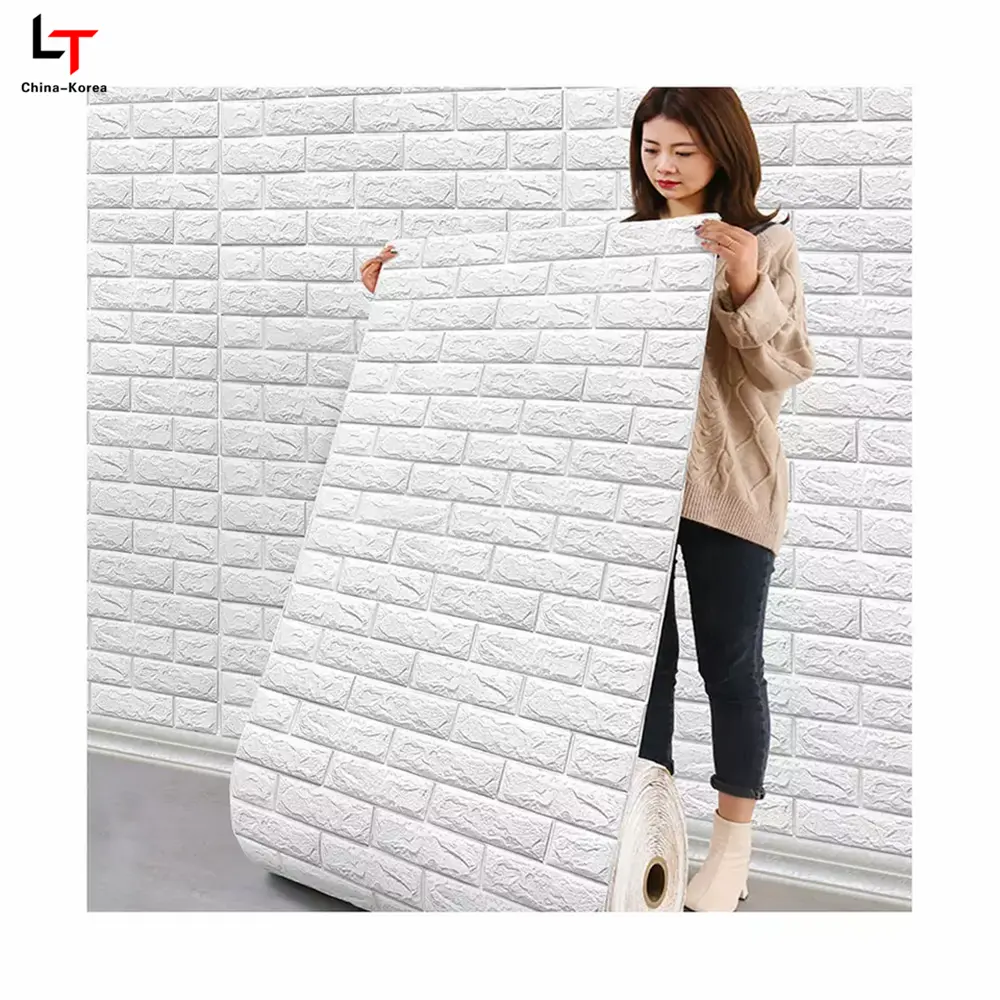 Cheap Decorative 3d Art Wallpaper Wall Panel wall tiles sticker With High Quality