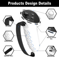 Kit de protection en silicone VR 7 pièces pour Meta Quest 3S, ensemble de housses en silicone respectueuses de la peau pour casque et manettes VR Quest3S