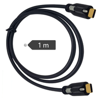 Cable USB-C a USB-C de PVC Trenzado Chapado en Oro con Doble Bloqueo de Tornillo para Transmisión de Datos de Alta Velocidad para Cámaras Industriales