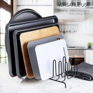 Estante de placa de Metal de tamaño personalizado negro cromado, armario de pie, almacenamiento de cocina, organizador de platos, escurridor - Product Image 5