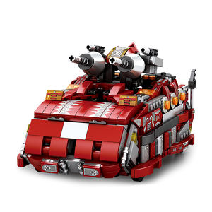 Reobrix 930 piezas, Set de Construcción <span class=keywords><strong>3</strong></span> en 1 Transformable de Triceratops Mecánico, Tanque y Robot con Control Remoto Eléctrico y Ladrillos con <span class=keywords><strong>Arma</strong></span> de Perforación - Product Image 2