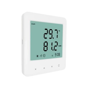 YEM-20AL เครื่องวัดอุณหภูมิและความชื้นแบบตั้งโต๊ะพร้อมจอแสดงผล LCD IP20 การบันทึกข้อมูล การวัดคาร์บอนไดออกไซด์และความดันบรรยากาศ - Product Image 3