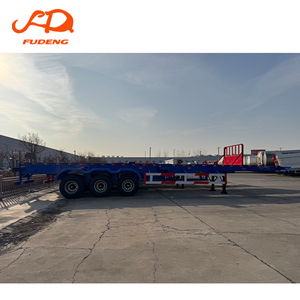 Remorque <span class=keywords><strong>squelette</strong></span> légère à cadre renforcé pour le transport de conteneurs en entrepôt logistique au Kenya et en Tanzanie – Stock disponible - Product Image 5