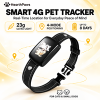 Traceur GPS pour animaux de compagnie en gros, certifié FCC CE RoHS, pour les propriétaires d'animaux, avec un design léger de 23 g