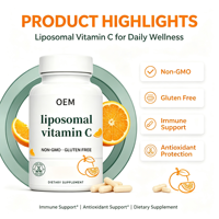 Capsules de Vitamine C Liposomale : Soutient la Santé Immunitaire et les Défenses Naturelles