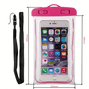 Funda/Estuche Impermeable para Teléfono, Funda Flotante Impermeable para Celular, Bolsa Seca Universal Transparente de TPU a Prueba de Agua para Playa - Product Image 3