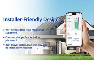 가정용 태양광 발전 저장 시스템 8kWh LiFePO4 하이브리드 인버터 3600W <span class=keywords><strong>5000VA</strong></span> MPPT 충전기 광범위한 PV 전압 40-450VDC - Product Image 3