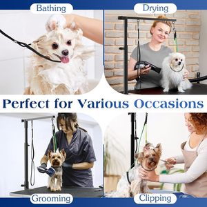 Soporte Ajustable y Plegable para Peluquería Canina y Felina, de Acero Inoxidable, Antirrayaduras, Seguro para Recortar - Product Image 2