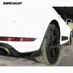 Enjoliveur d'angle de pare-chocs arrière en fibre de carbone brillante style artisanal pour kit carrosserie <span class=keywords><strong>Porsche</strong></span> <span class=keywords><strong>Macan</strong></span> - Product Image 3