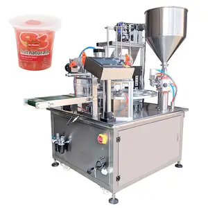 Machine automatique de remplissage et de scellage de tasse de jus de boisson liquide vente en gros