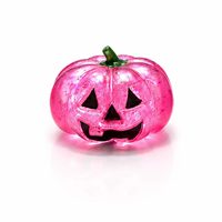 Jouet Squishy Citrouille Maltose à Rebond Lent en TPR, Jouet Sensoriel Anti-Stress pour Halloween, Vente en Gros Usine